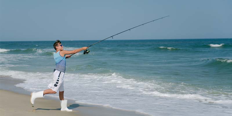 best surf fishing rods, best travel surf fishing rods, best saltwater surf fishing rods