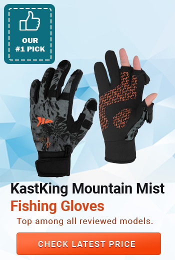 KastKing Mountain Mist Fishing Gloves, Best Fishing Gloves, Best Gloves for Fishing