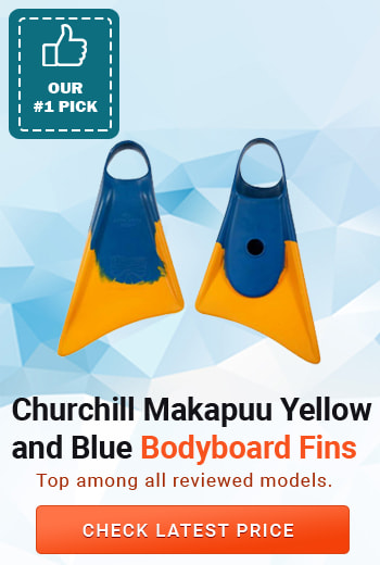 Churchill Makapuu Swimfins, best bodyboard fins, Churchill Makapuu Bodyboard Fins